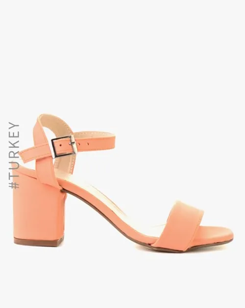 Ankle-Strap Chunky Heels