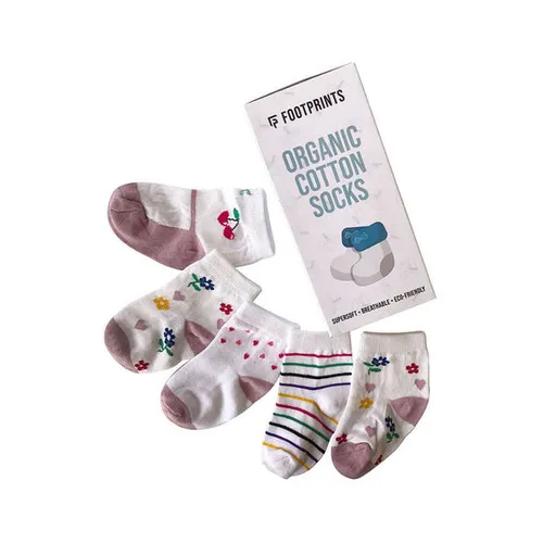 Organic Cotton Socks for Baby Girl | Multicolour | Pack of 5