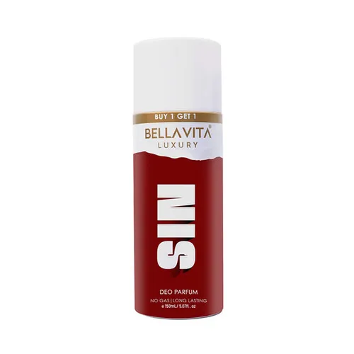 Bella Vita Deo Perfume | SIN No Gas Deodorant | Unisex | 150 ml Each | Buy 1 Get 1 FREE !!