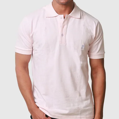 Pink Polo T-Shirt for Men | Organic Cotton