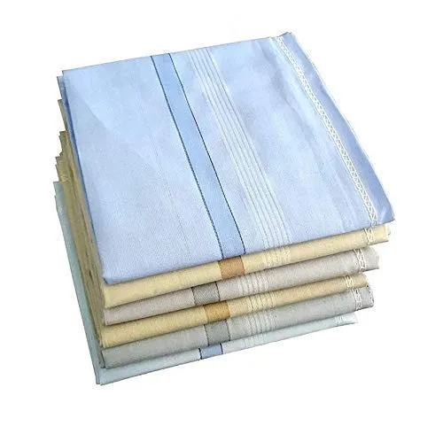 onkar - Industries Cotton 3 Piece Men's Handkerchief Set - Multicolour (DTR-049)