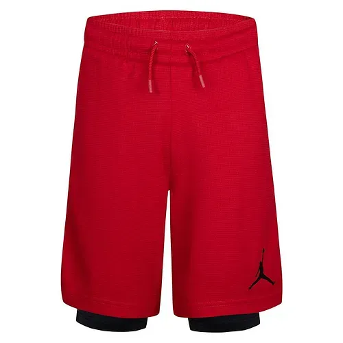 JORDAN Kids Placement Printed Training Shorts - Red