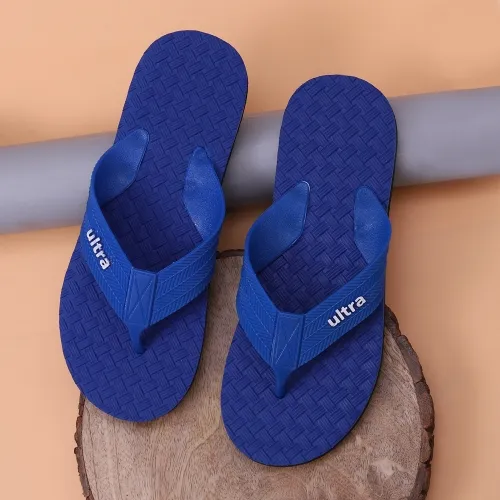 LYVI Ultra Stylish Waterproof Blue Color Hawai Chappal Men's Slippers