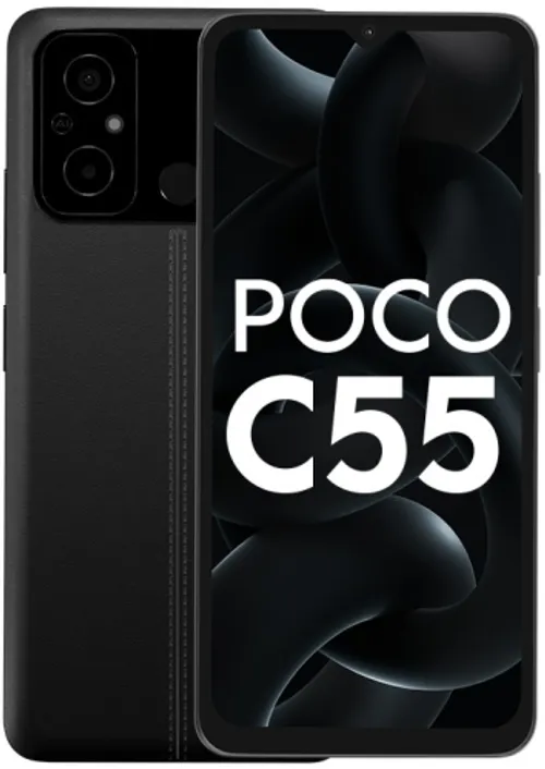 POCO C55 (Power Black, 64 GB)