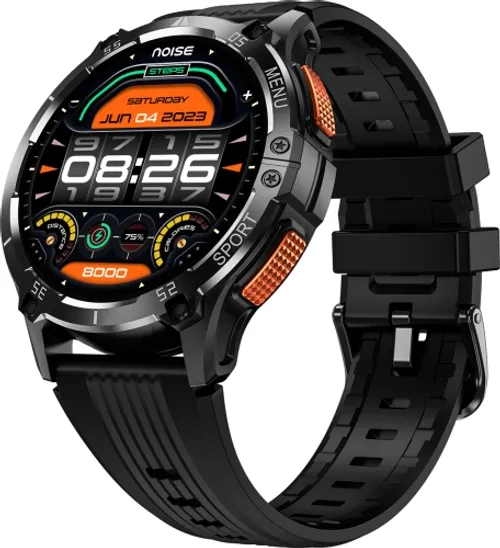 Noise Force Plus 1.46'' AMOLED Always-On Display with Bluetooth Calling, Rugged Build Smartwatch