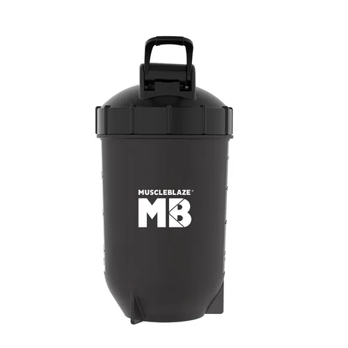 MuscleBlaze Bullet Shaker,  Jet Black  500 ml
