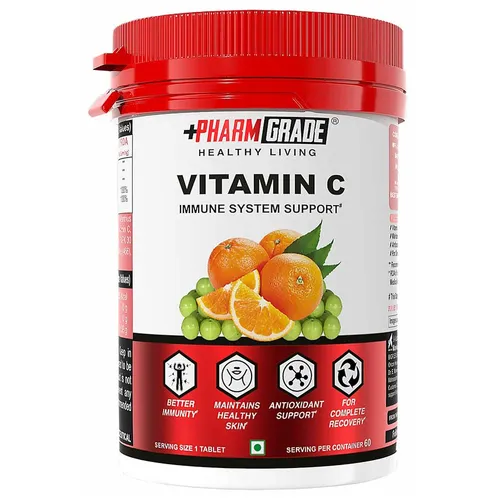 Pharmgrade Healthy Living Vitamin C,  60 tablet(s)  Unflavoured