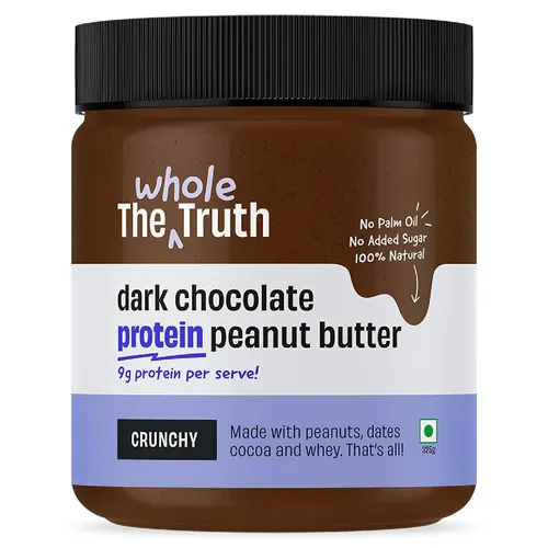 The Whole Truth Dark Chocolate Protein Peanut Butter,  325 g  Crunchy