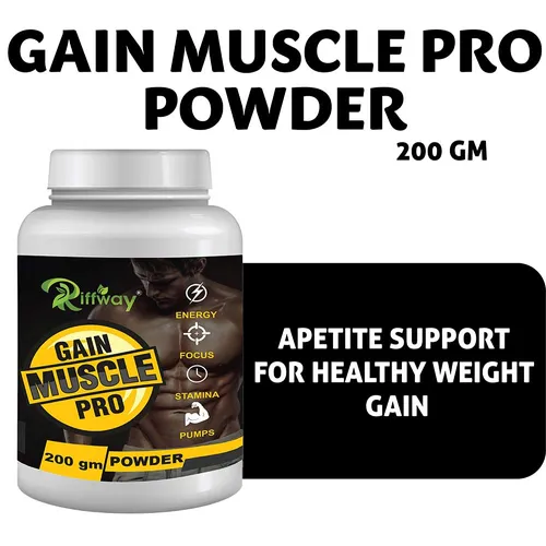 Riffway Gain Muscles Pro,  0.44 lb  Unflavoured
