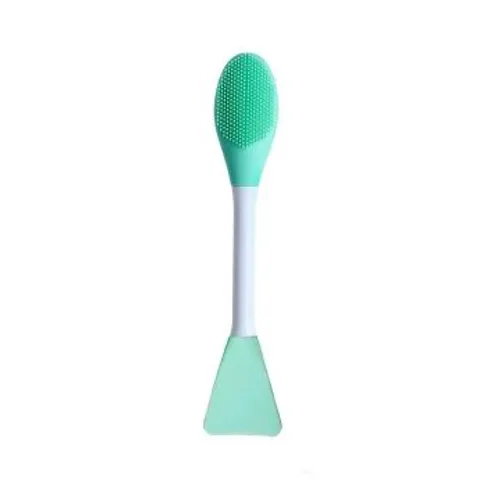 Green Face Mask Applicator and Face Brush, Double Sided Brush