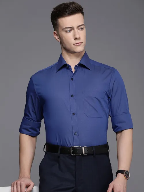 Louis Philippe Pure Cotton Classic Formal Shirt