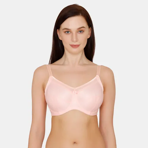 Zivame Double Layer Wi Full Coverage Supper Support Bra – Impatience – Pink