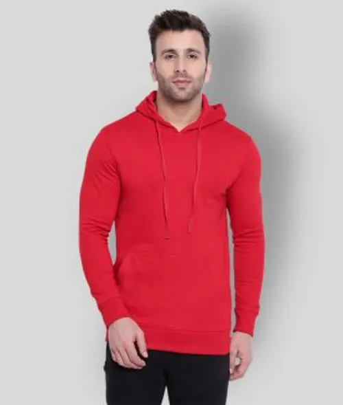 Gritstones Red Hooded Sweatshirt