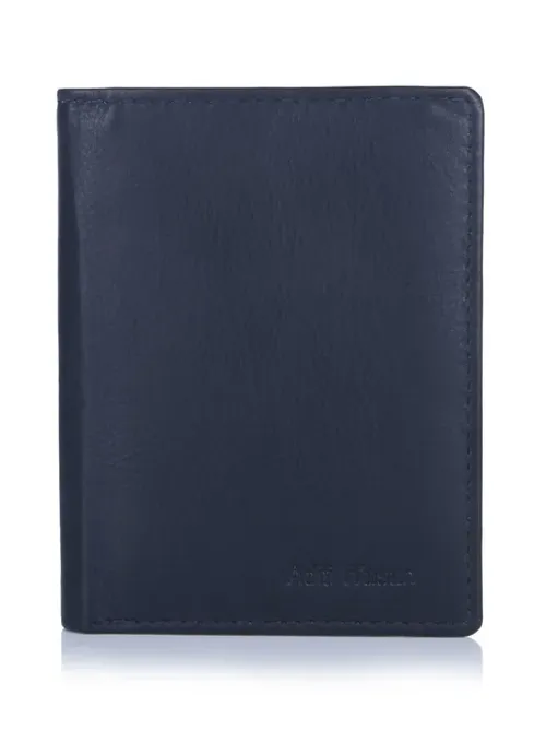 Aditi Wasan Blue Leather Card Holder