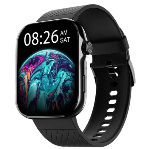 Noise ColorFit Ultra 3 Bluetooth Calling Smart Watch with Silicon Strap, Tru Sync, 150+ Watch Faces, 150+ Watch Faces (Jet Black)